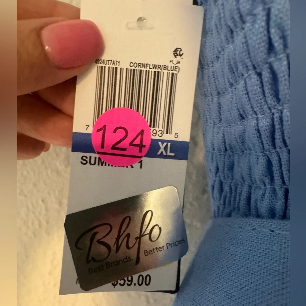City Studio Sky Blue Fit & Flare Mini Dress Belted Pockets Summer Brunch Vacatio